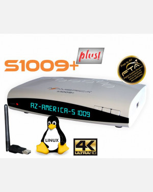 AzAmérica S1009 Plus - 4K Full HD 1080p IPTV - Receptor FTA